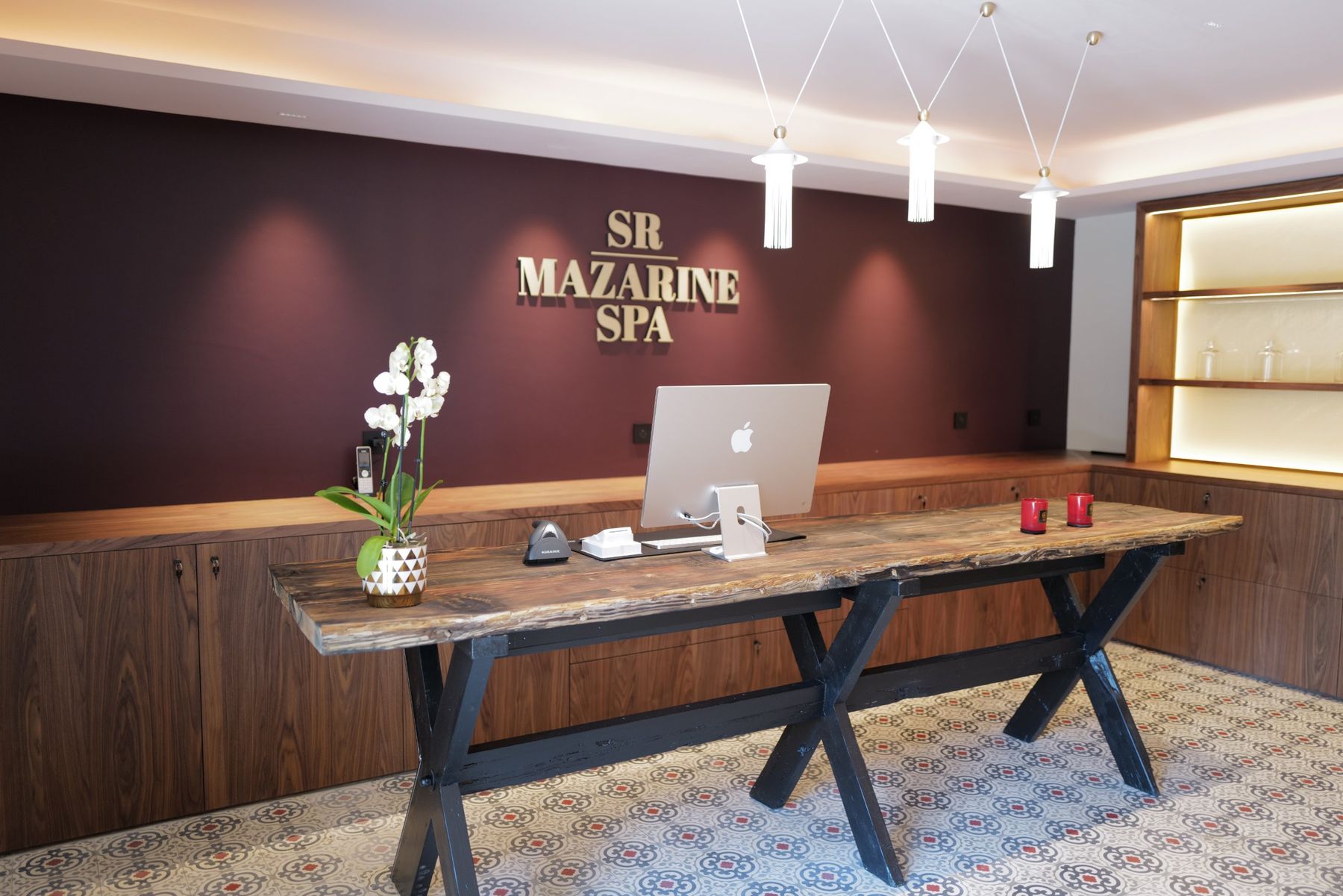 L'accueil du spa SR Mazarine