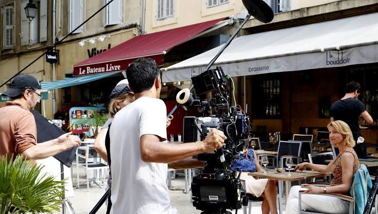 Alexandra Lamy sur le tournage de Retour chez ma mère
